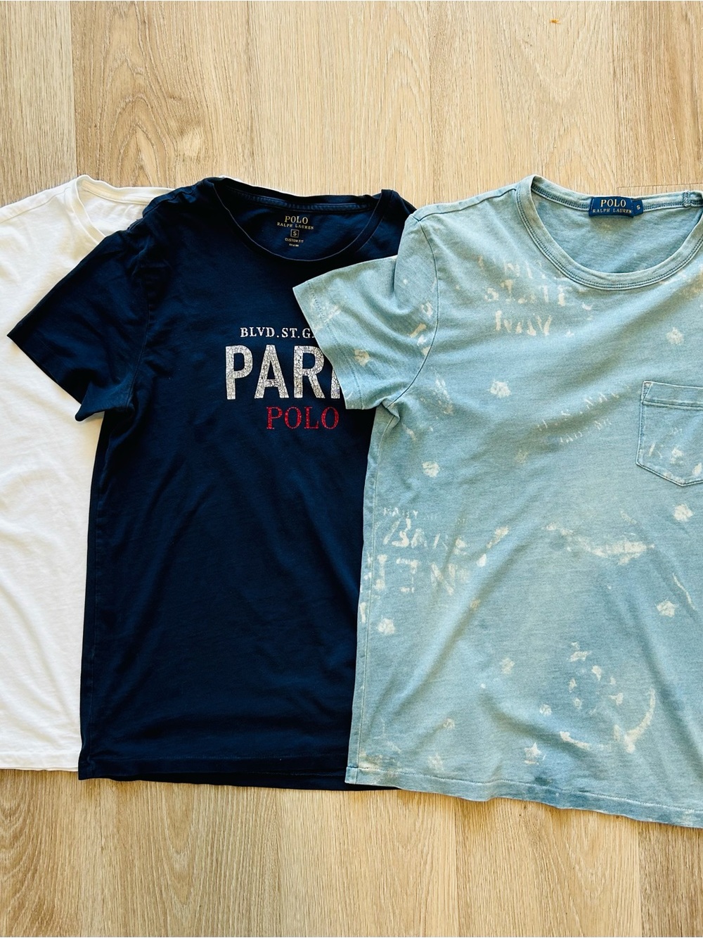 Trio of Men’s Polo Ralph Lauren Graphic T-Shirts
